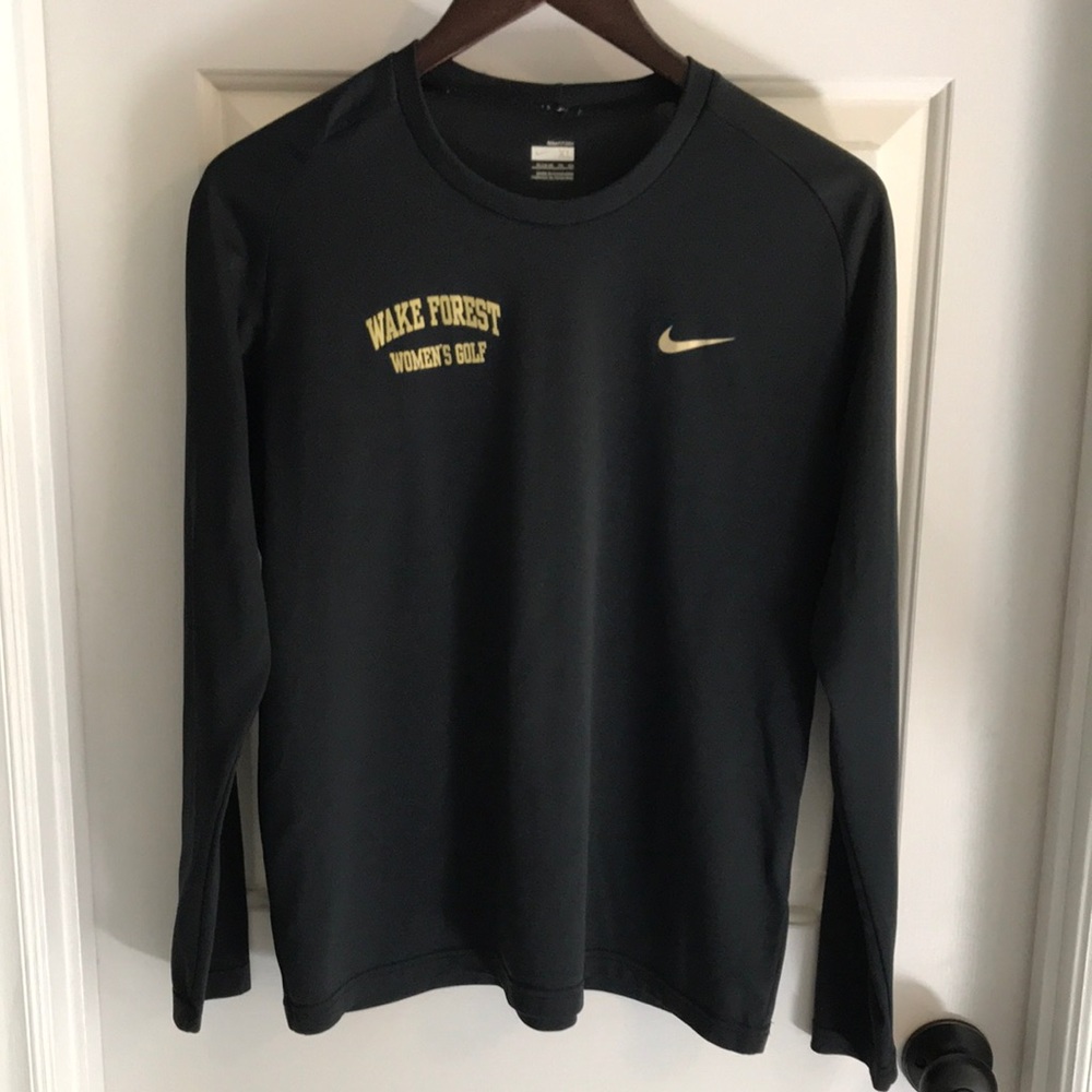 Nike Wake Forest Golf Long Sleeve Athletic Shirt